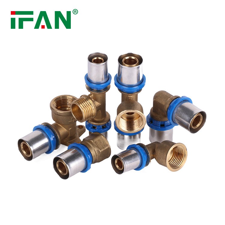 Blue color Pex Press Fitting 1 Blue color Pex Press Fitting 1