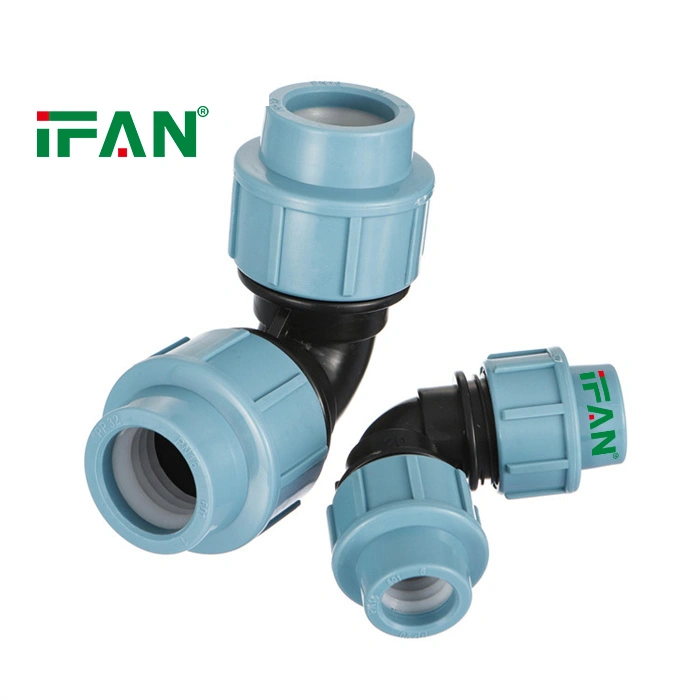 HDPE-Winkelrohrverschraubung